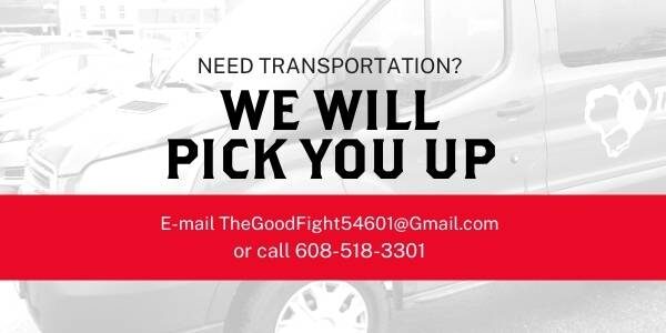Need transportation? The Good Fight will pick you up!