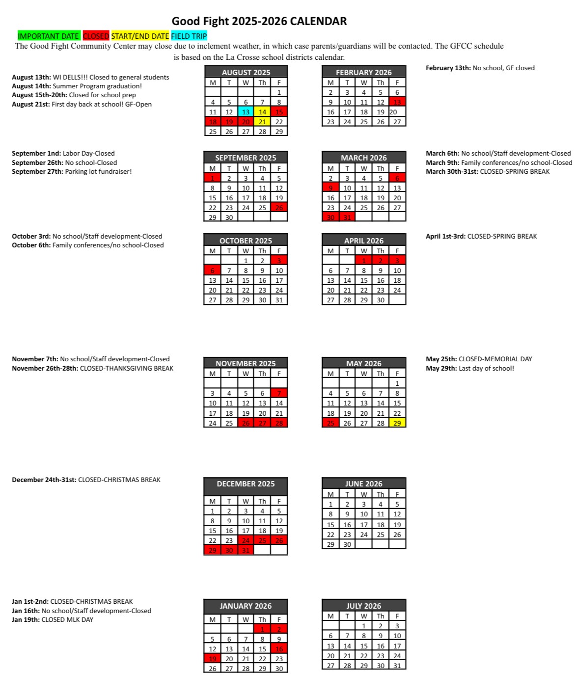 TGFCalendar TGFCalendar